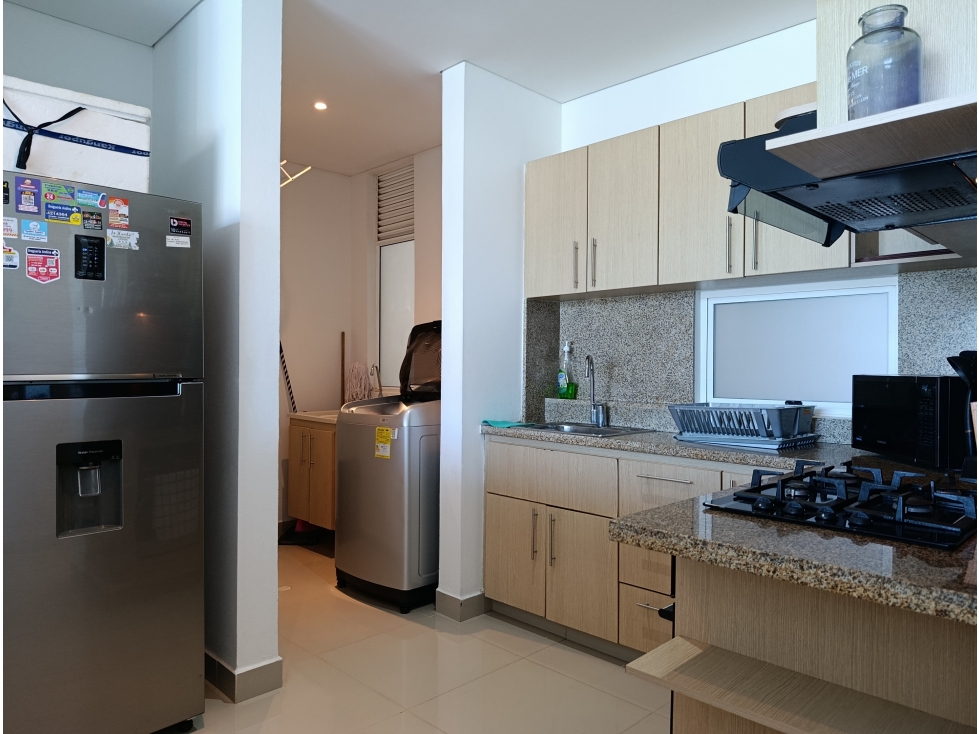 APARTAMENTO TURÍSTICO AMOBLADO EN VENTA - PLAYA SALGUERO, SANTA MARTA — foto 3