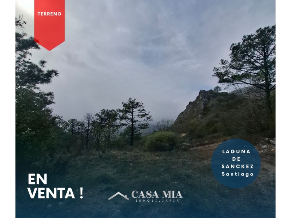 Terreno en Venta en Laguna de Sánchez, Santiago, N.L.