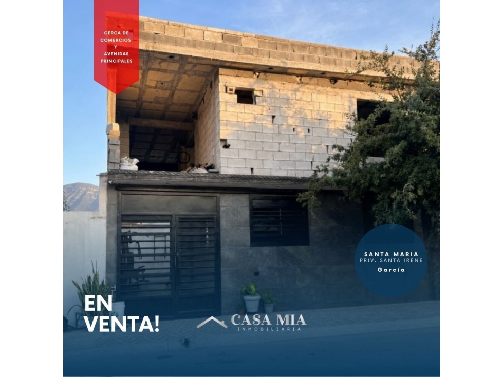 Casa en Venta en Santa Maria Priv. Santa Irene, García, N.L.