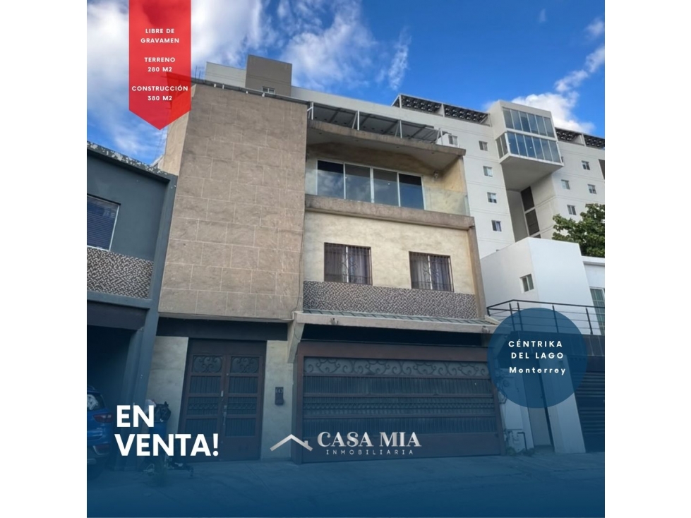 Casa en Venta en Céntrika del Lago, Monterrey, N.L.
