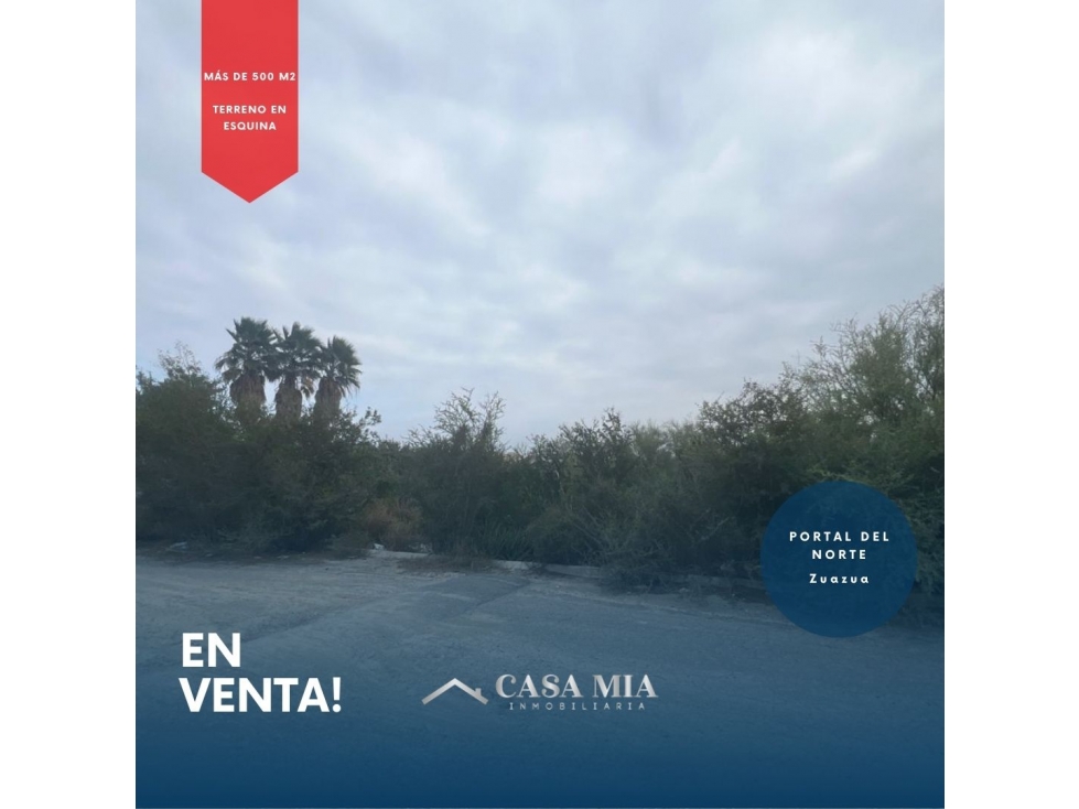 Terreno en Venta en Portal del Norte, Zuazua, N.L. - 1