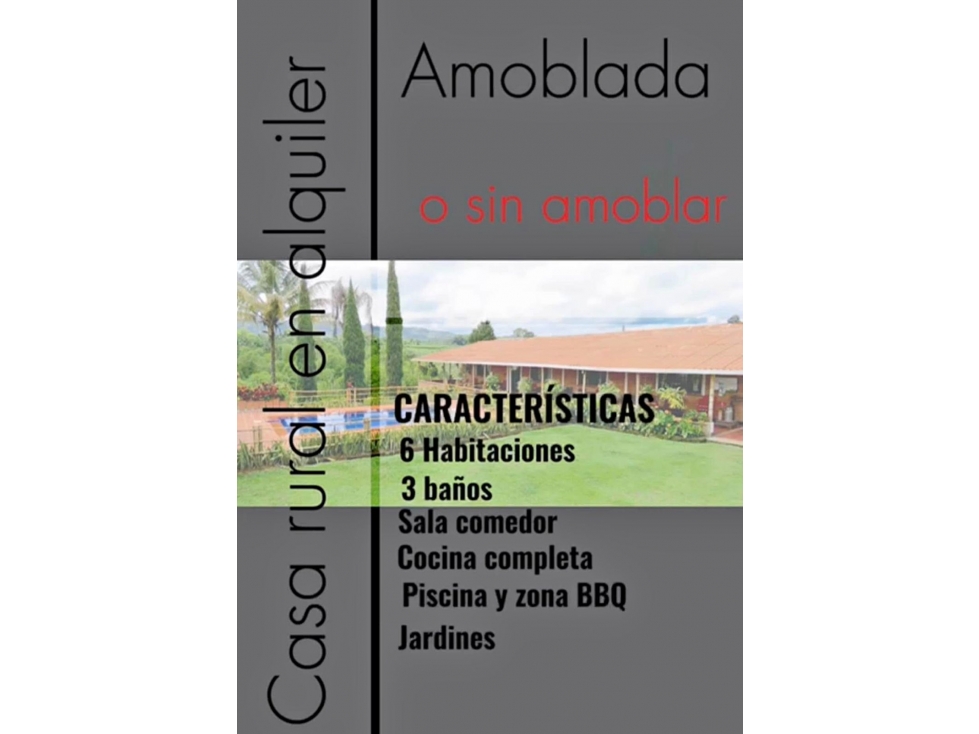 SE RENTA FINCA VÍA MORELIA