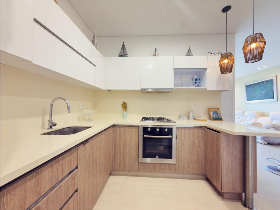 VENDO APARTAMENTO AMOBLADO EN PUNTA ROCA, PUERTO COLOMBIA - 4