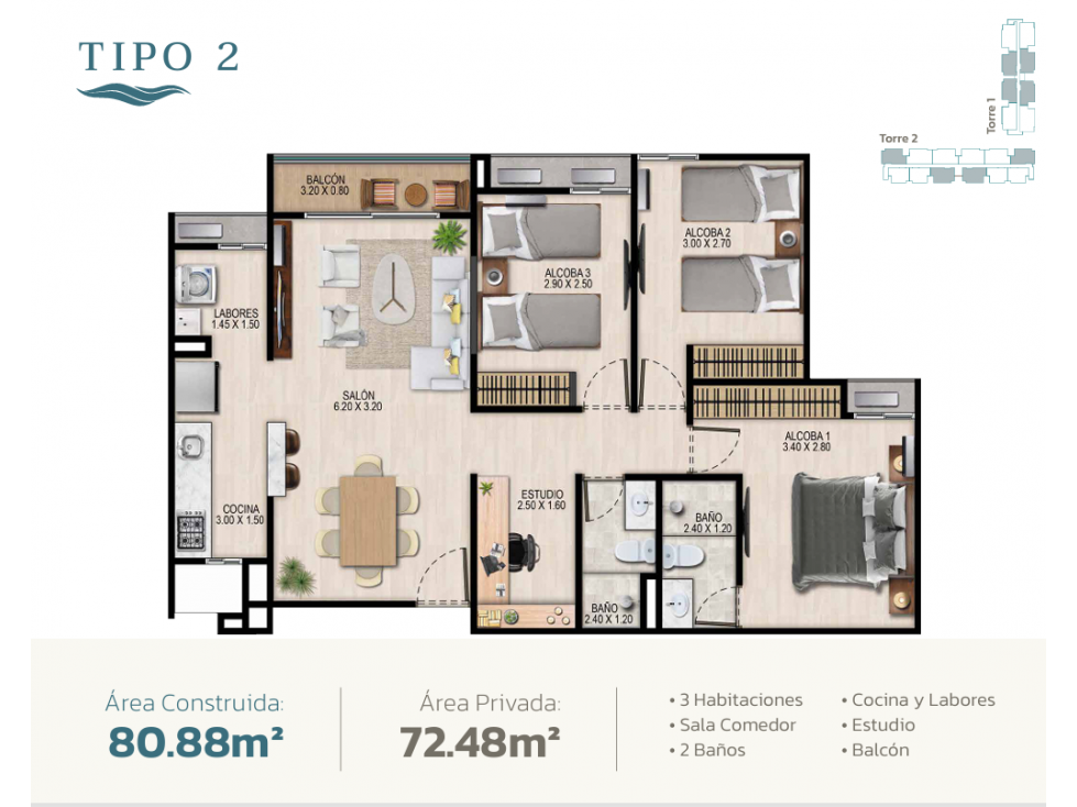 VENDO APARTAMENTO EN VILLA CAMPESTRE, PUERTO COLOMBIA — foto 5
