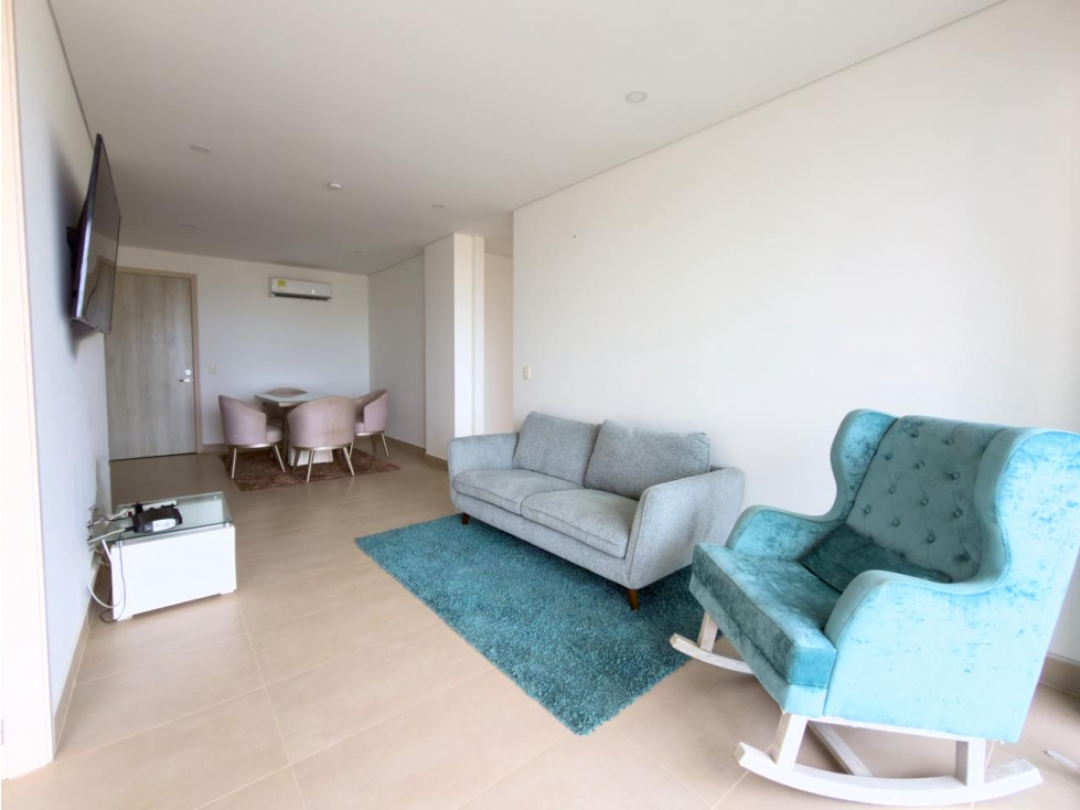 VENDO APARTAMENTO AMOBLADO EN PUNTA ROCA, PUERTO COLOMBIA — foto 2
