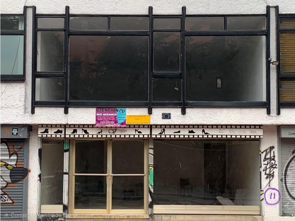 ARRIENDO LOCAL EN BOGOTÁ LOCALIDAD CHAPINERO BARRIO CHAPINERO ALTO
