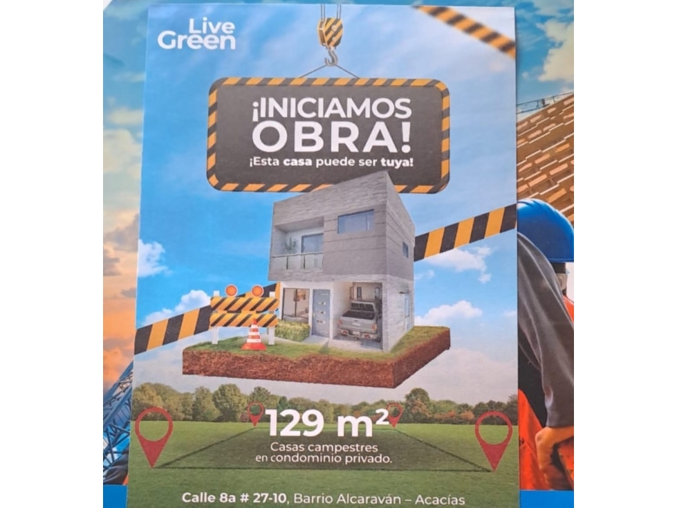 VENTA CASA NUEVAS ACACIAS META ENTRGA 2026 - 3