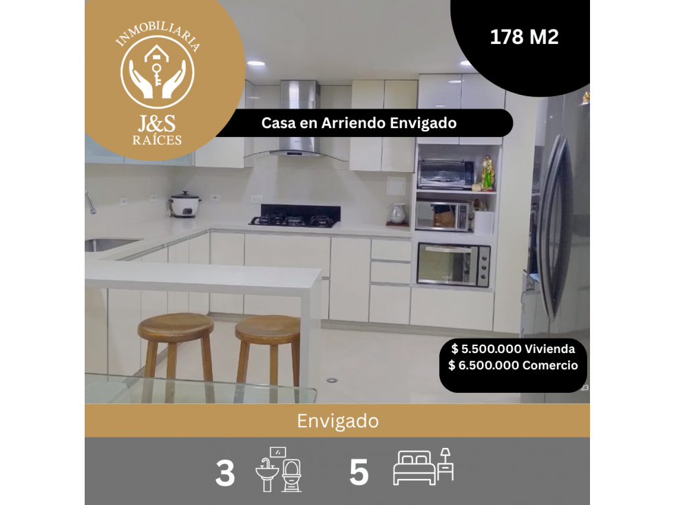 Casa en Arriendo Envigado San Marcos