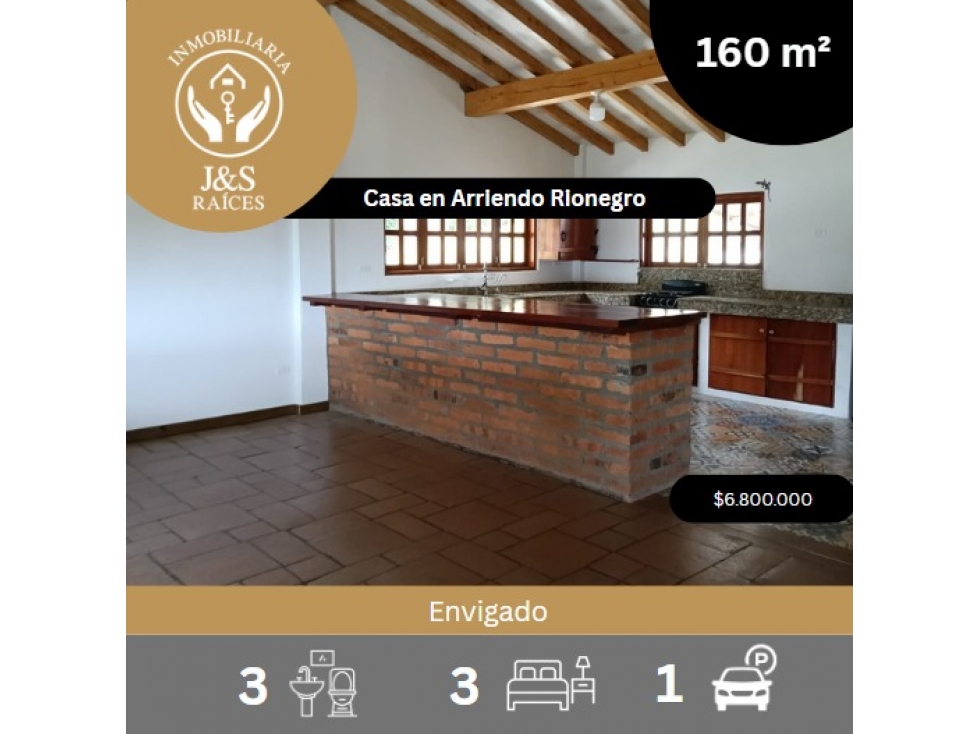 Casa en Arriendo en Rionegro