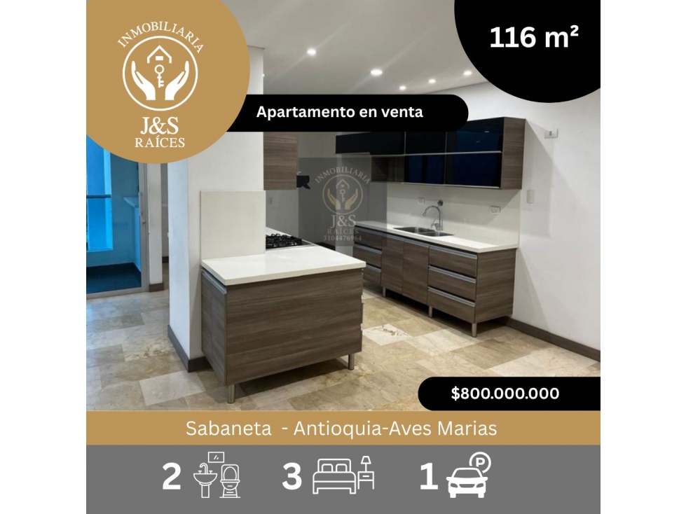 Apartamento en Venta Sabaneta