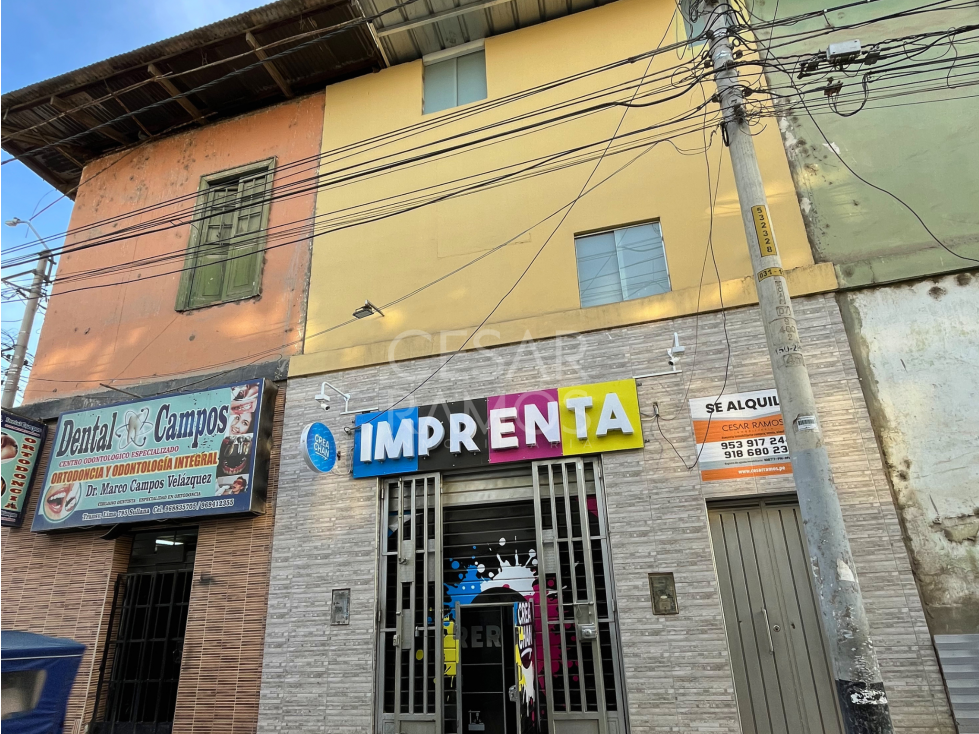 SE ALQUILA SEGUNDO Y TERCER PISO EN CENTRO DE SULLANA (Calle Lima) - 1