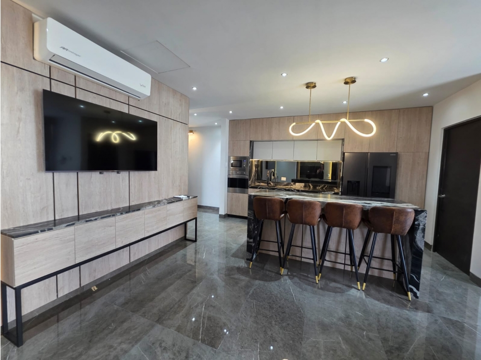 Departamento Amueblado renta Puntacero frente a Fundidora Monterrey NL