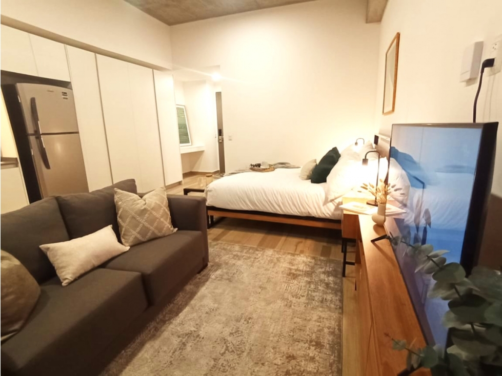 Departamento Loft AMUEBLADO en renta Centro Monterrey