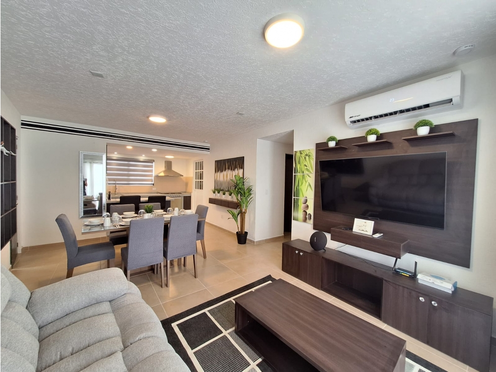 Departamento Amueblado AAA en renta Dream Lagoons - 1