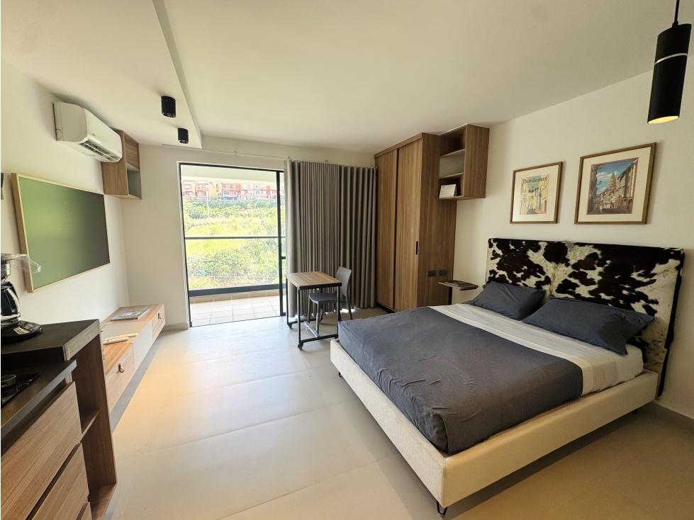 Alquiler apartaestudio amoblado en la flora Cali — foto 4