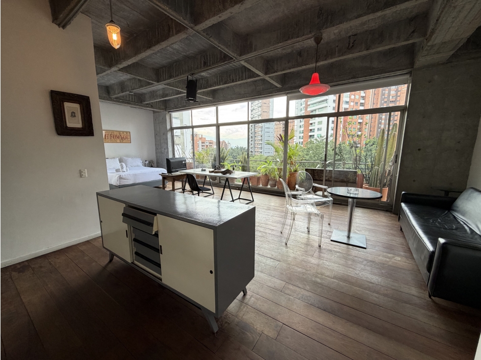 Apartaestudio Loft industrial en arriendo Santa Maria de los Angeles