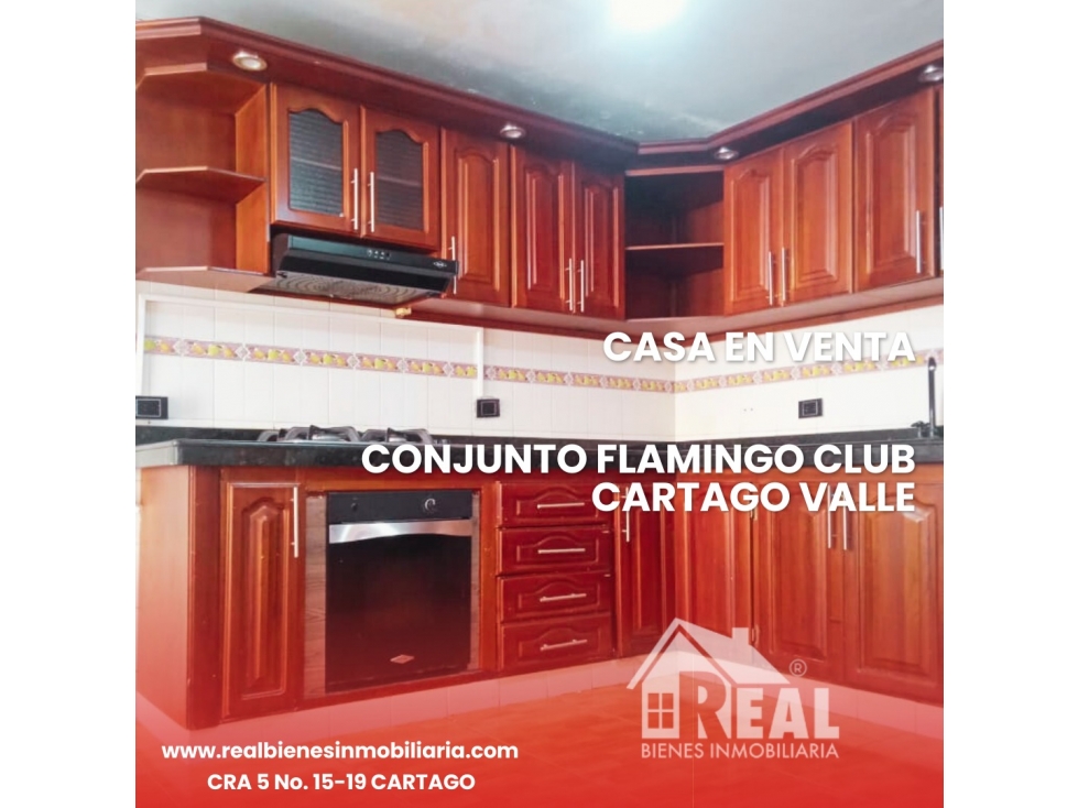 VENTA CASA CONJUNTO FLAMINGO CARTAGO VALLE