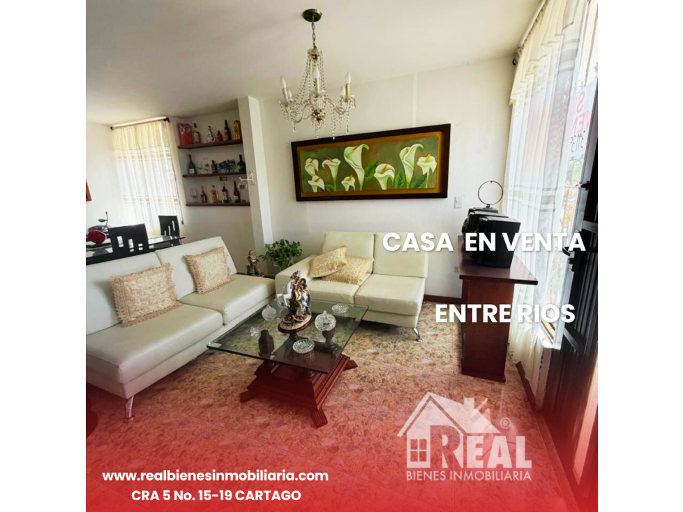 VENTA CASA ENTRE RIOS CARTAGO VALLE