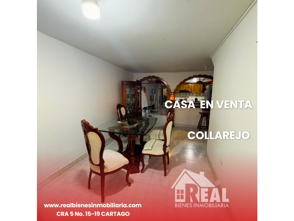 VENTA CASA COLLAREJO CARTAGO VALLE