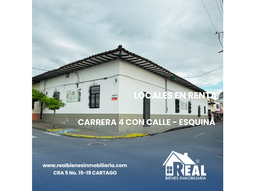 ARRENDAMIENTO LOCALES CARRERA 4 CON CALLE 14 CARTAGO VALLE - 1