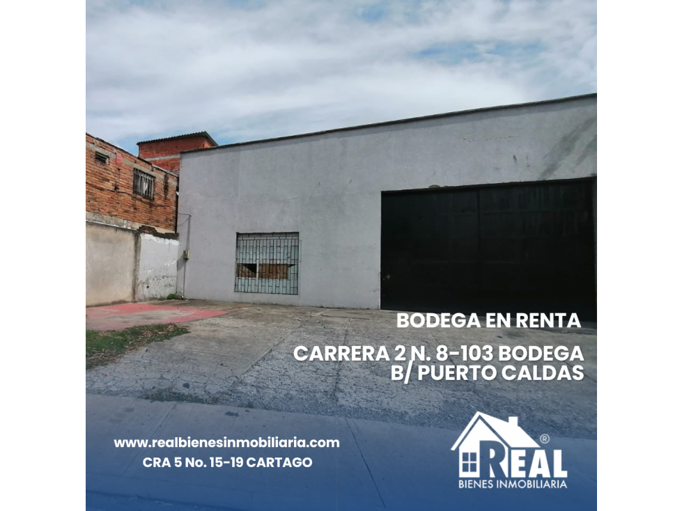 ARRENDAMIENTO BODEGA PUERTO CALDAS RISARALDA - 1
