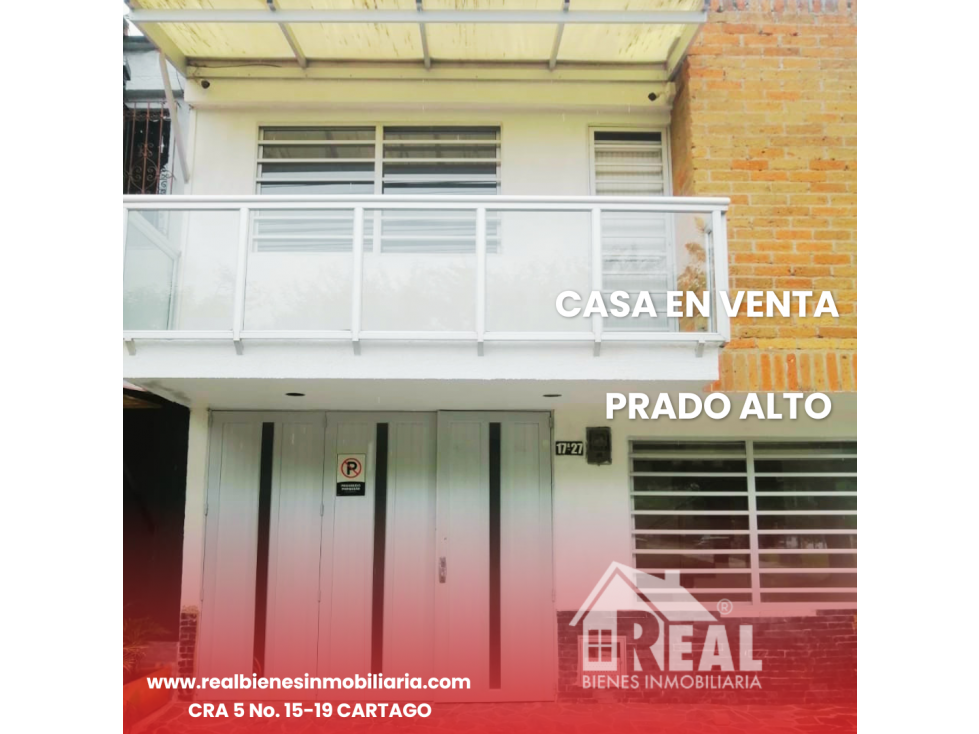 VENTA CASA PRADO ALTO CARTAGO VALLE