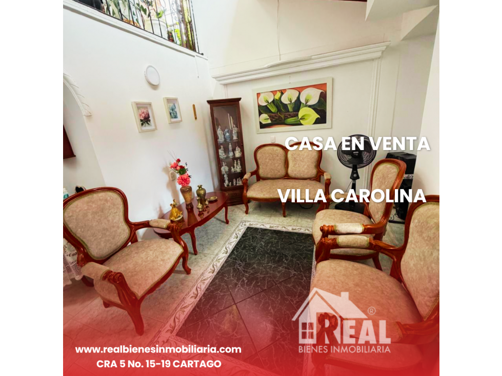 VENTA CASA VILLA CAROLINA CARTAO VALLE