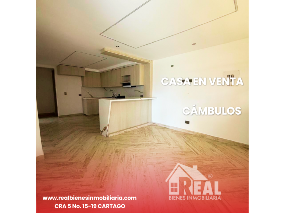 VENTA CASA CAMBULOS CARTAGO VALLE