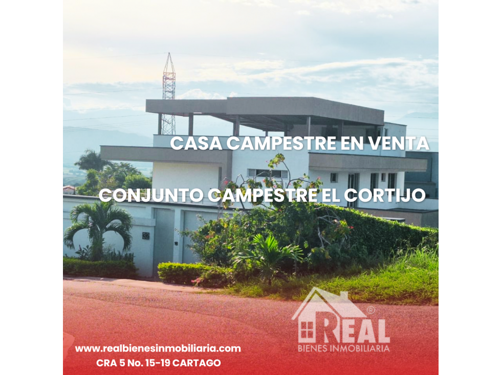 VENTA CASA CAMPESTRE CONDOMINIO CAMPESTRE EL CORTIJO