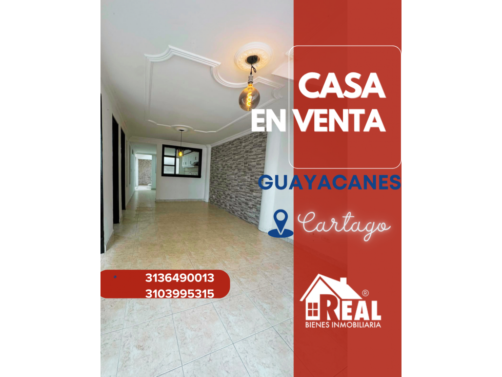 VENTA CASA GUAYACANES AVENIDA DEL RIO CARTAGO VALLE