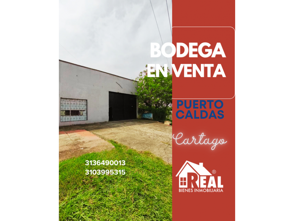 VENTA BODEGA PUERTO CALDAS CARTAGO VALLE - 1