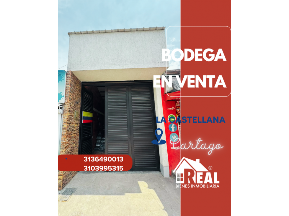 BODEGA EN VENTA CARTAGO VALLE - 1