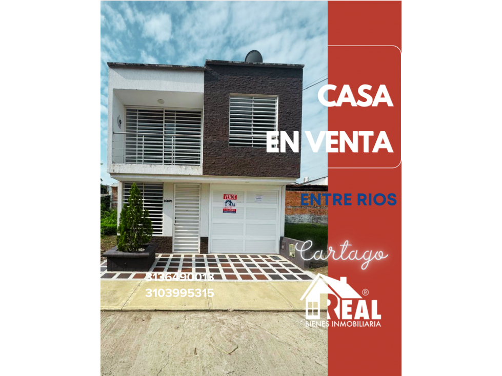 VENTA CASA ENTRE RIOS CARTAGO VALLE - 1
