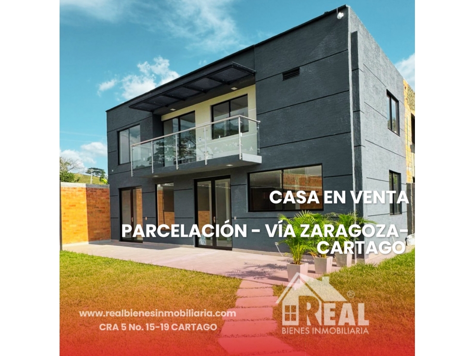 VENTA CASA PARCELACIÓN VÍA ZARAGOZA CARTAGO