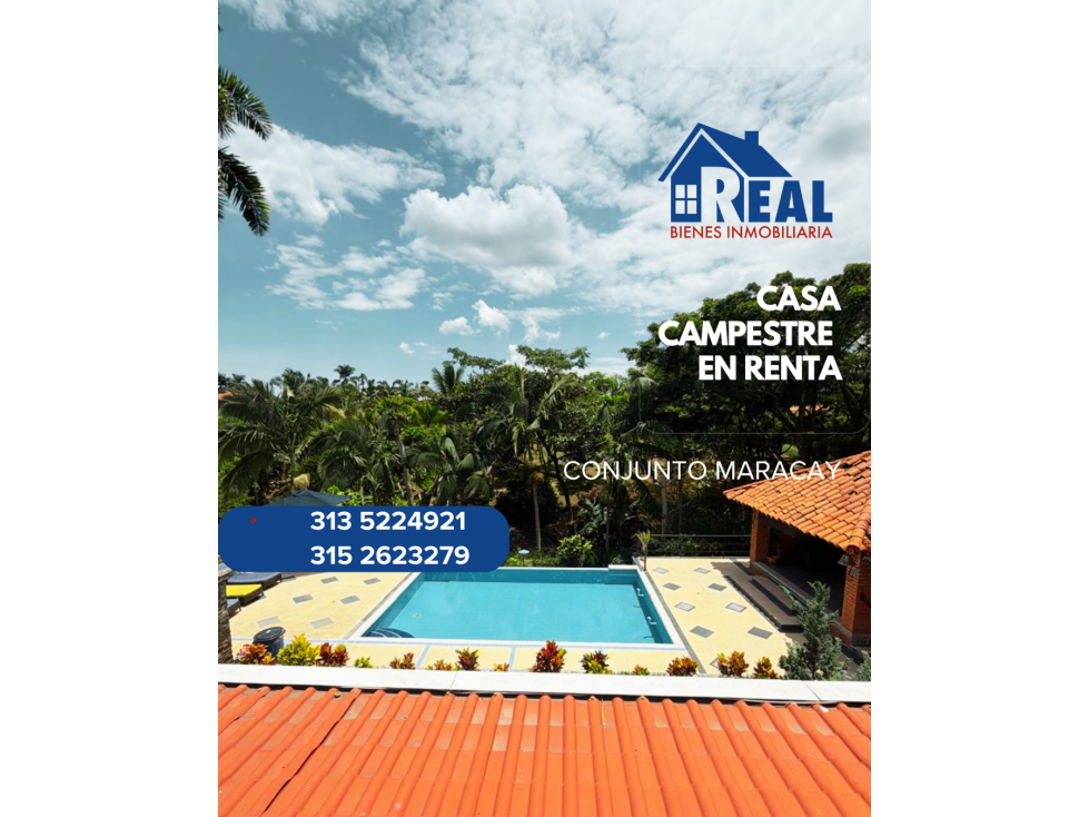 ARRENDAMIENTO CASA CAMPESTRE CONJUNTO MARACAY CERRITOS - 2