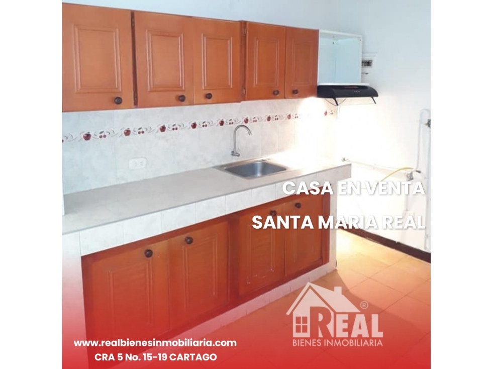VENTA CASA SANTA MARIA REAL CARTAGO VALLE