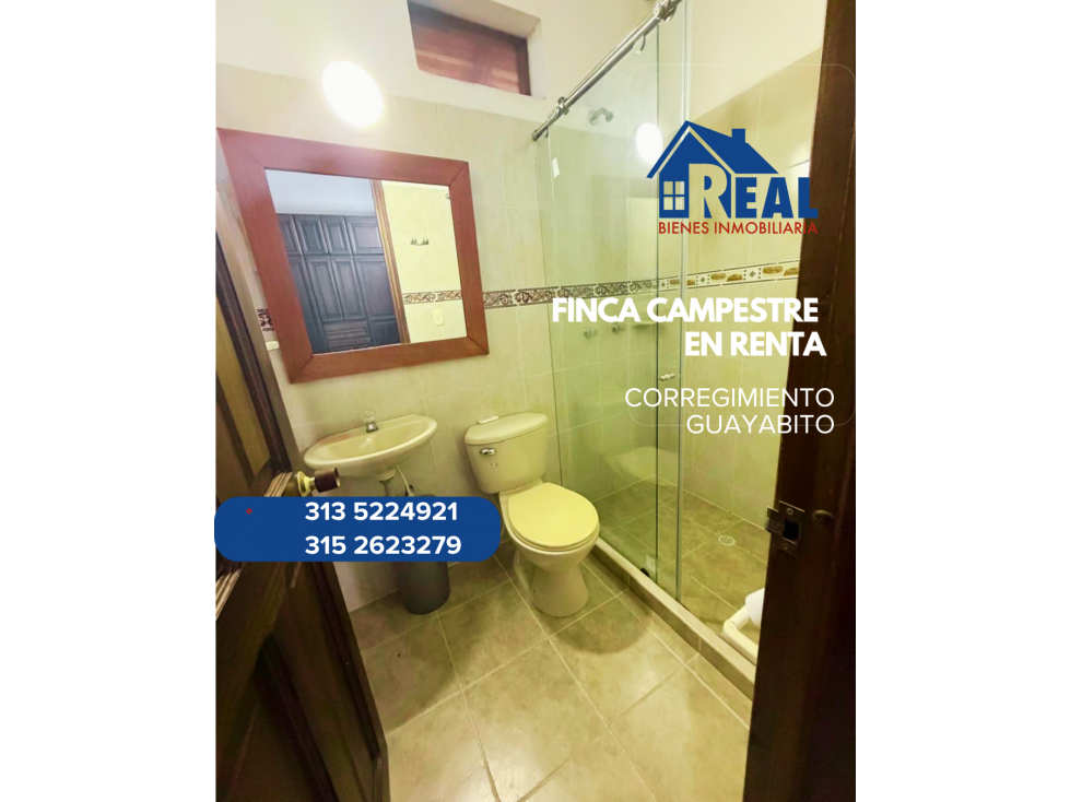 ARRENDAMIENTO FINCA CAMPESTRE AMOBLADA CORREGIMIENTO GUAYABITO - 4