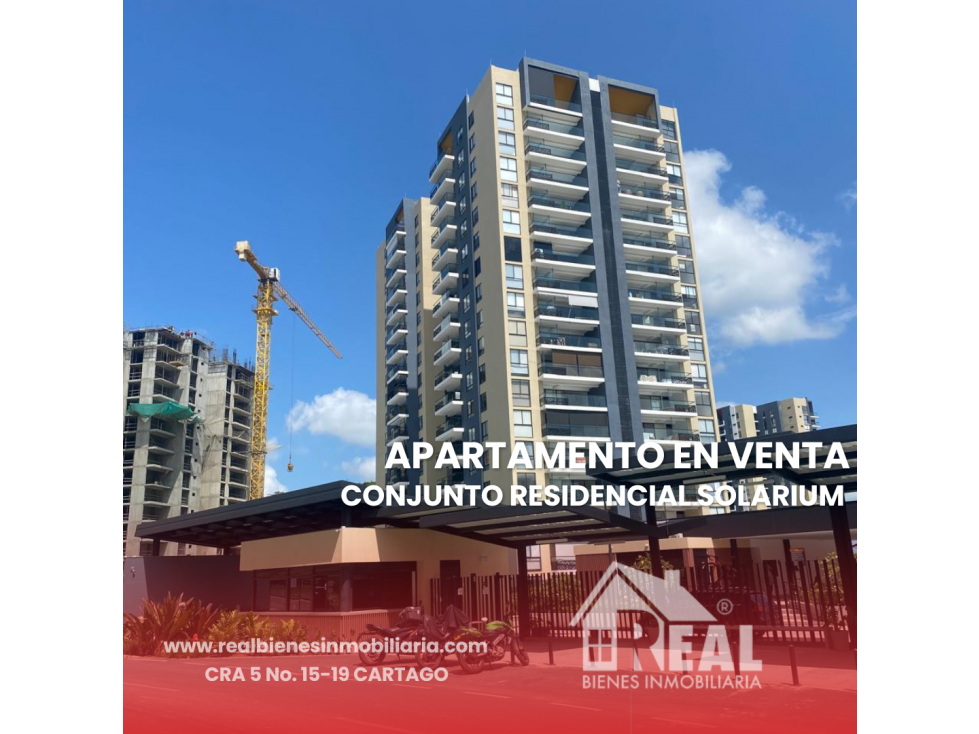 VENTA APARTAMENTO CONJUNTO RESIDENCIAL SOLARUM PEREIRA RISARALDA
