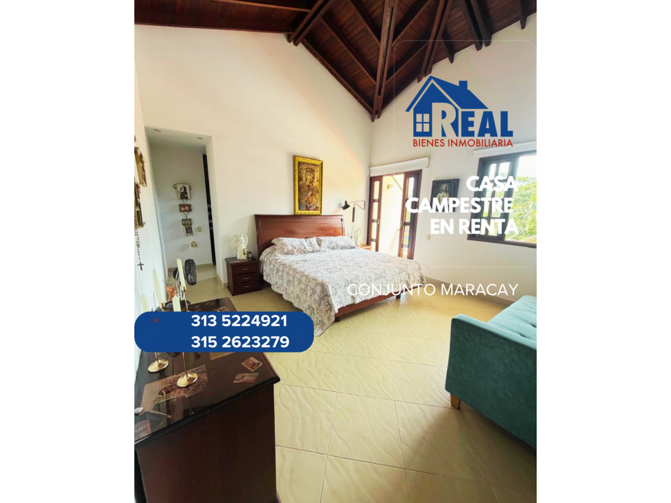 ARRENDAMIENTO CASA CAMPESTRE CONJUNTO MARACAY CERRITOS - 5