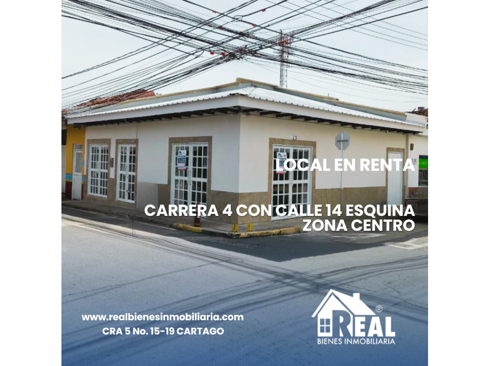 ARRENDAMIENTO LOCAL CARRERA 4 CON CALLE 14 CARTAGO VALLE - 1