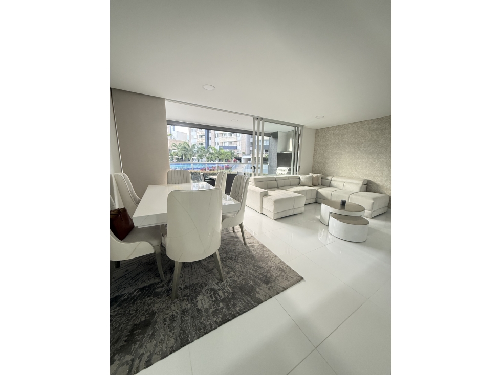 apartamento amoblado moderno en alquiler