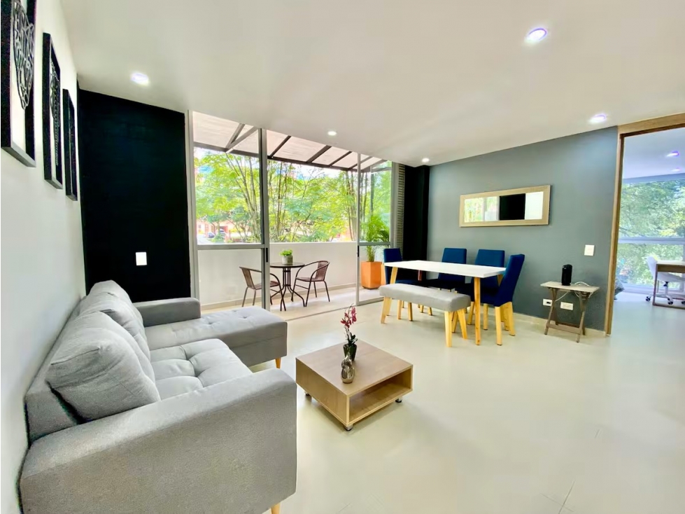 VENTA APARTAMENTO 1 ALCOBA - RENTAS CORTAS. EL POBLADO, MEDELLIN