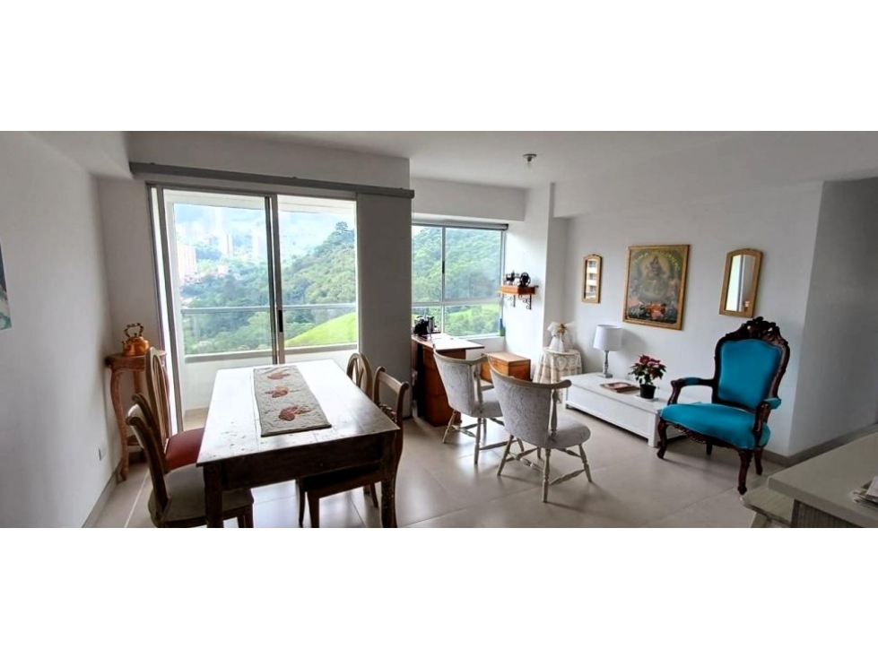 VENTA APARTAMENTO 2 ALCOBAS EN SABANETA. PISO ALTO CON VISTA
