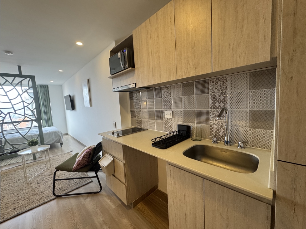 Hermoso Apartaestudio Amoblado Chapinero Alto Piso 27 Exterior — foto 5