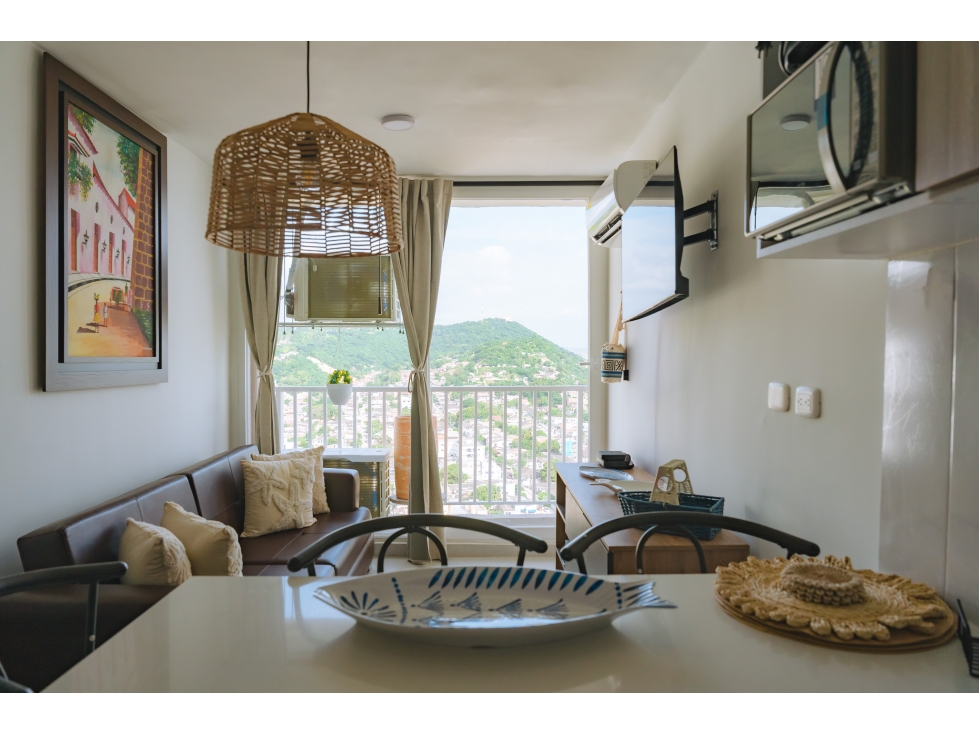 VENTA DE APARTAMENTO AMOBLADO EN TORICES - ED SUNSET 47 — foto 2