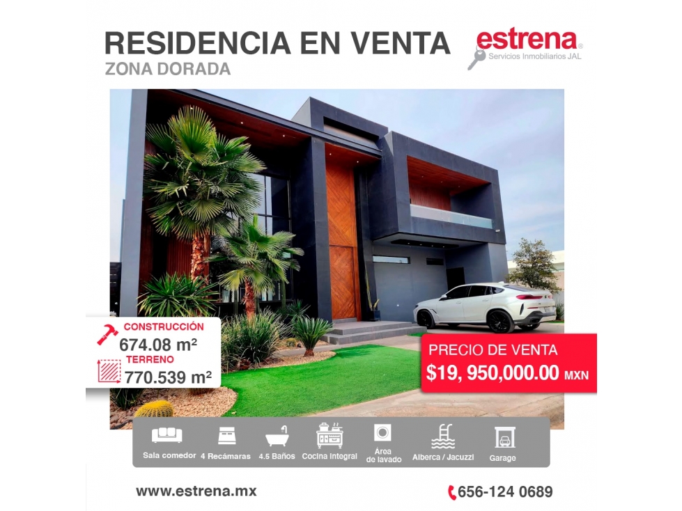 RESIDENCIA DE LUJO EN VENTA EN MISION DE LOS LAGOS