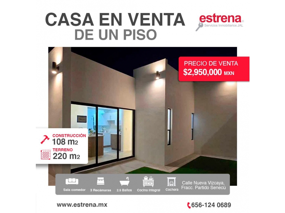 RESIDENCIA EN VENTA EQUIPADA EN PARTIDO SENECU
