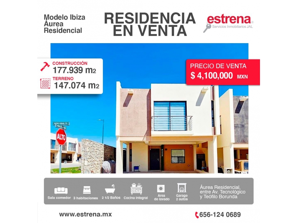 RESIDENCIA EN VENTA CERCA DE PARQUE CENTRAL EN AUREA RESIDENCIAL