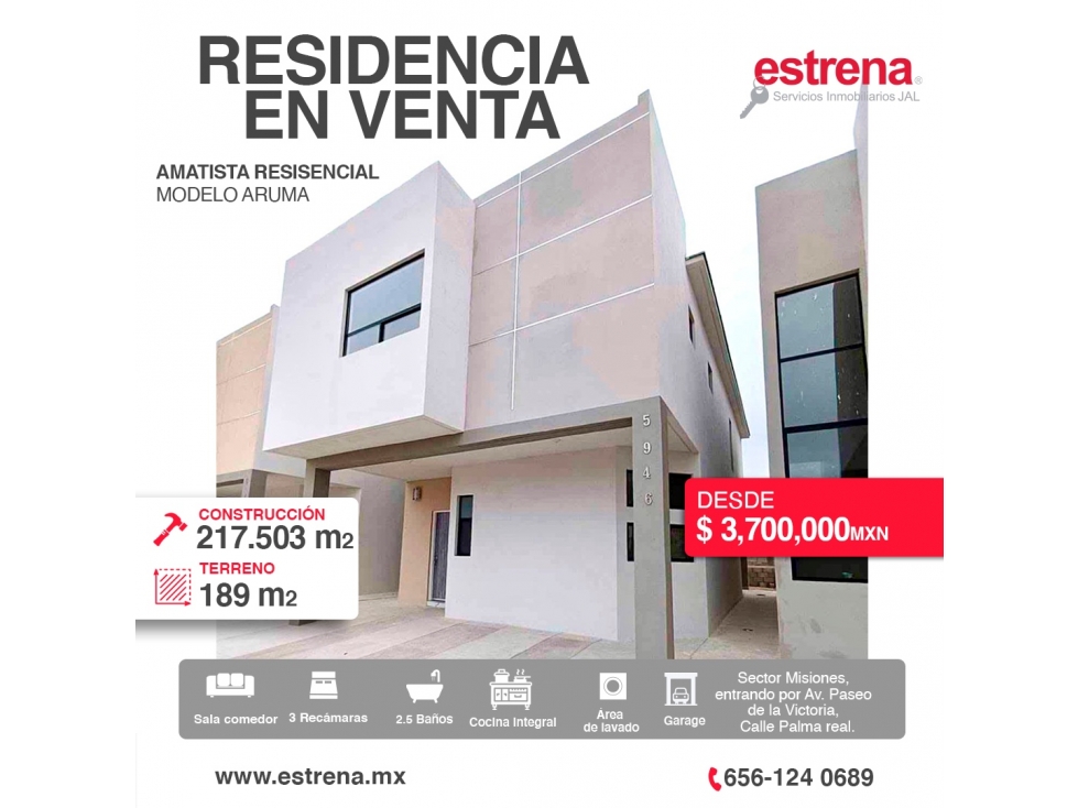 RESIDENCIA EN VENTA EN SECTOR MISIONES