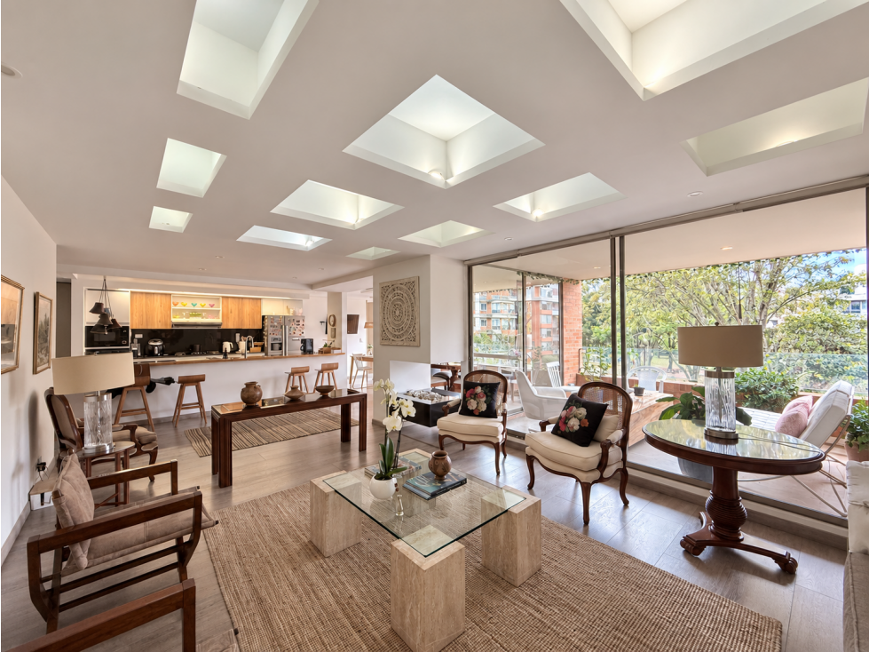 Santa Bibiana | Piso 3 frente al parque con terraza, 192 m²